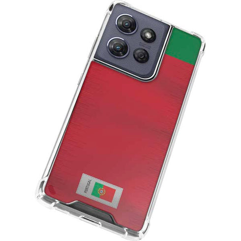 Portugal Soccer Flag Moto G Play 5G (2025) Clear Case